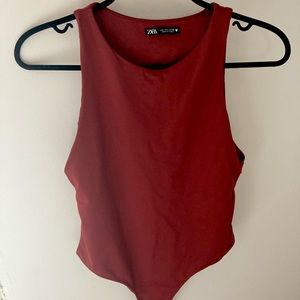 Zara rust bodysuit